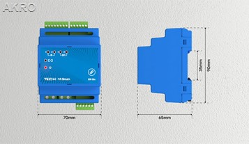 Tech Sterowniki SINUM KW-10M Przewodowa karta wejś